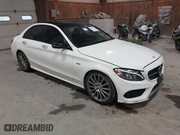 2016 Mercedes-Benz C 450 AMG with VIN 55SWF6EB5GU112843, listed as a IAAI auction lot 41857657 with 114,594 mi miles and . Bid and sale history available at carsss.com. Image 1.