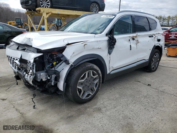 2022 Hyundai Santa Fe Hybrid Limited with VIN KM8S5DA16NU059302, listed as a Copart auction lot 47962855 with 18,405 mi miles and Salvage Title. Bid and sale history available at carsss.com. Image 1.