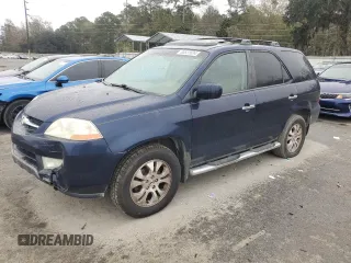 2003 Acura MDX Touring Pkg w/Navigation System with VIN 2HNYD18803H523228, listed as a Copart auction lot 85531624 with 0 mi miles and Salvage Title. Bid and sale history available at carsss.com. Image 1.