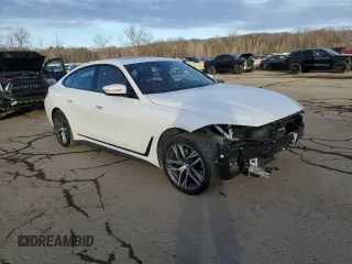 2023 BMW 4 Series 430i xDrive with VIN WBA73AV07PFP38922, listed as a Copart auction lot 42783635 with 16,846 mi miles and Salvage title. Bid and sale history available at DreamBid. Image 4.