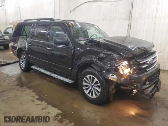 2017 Ford Expedition Max XLT with VIN 1FMJK1JT5HEA74523, listed as a Copart auction lot 57593415 with 116,427 mi miles and Salvage title. Bid and sale history available at DreamBid. Image 4.
