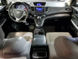 2015 Honda CR-V EX-L with VIN 5J6RM4H74FL033475, listed as a Copart auction lot 43033985 with 117,618 mi miles and Salvage Title. Bid and sale history available at carsss.com. Image 8.