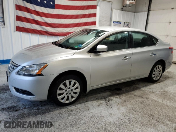 2015 Nissan Sentra SV with VIN 3N1AB7AP4FY253259, listed as a Copart auction lot 56695845 with 115,456 mi miles and Clean Title. Bid and sale history available at DreamBid. Image 1.