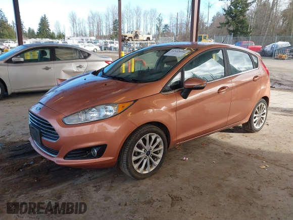 2017 Ford Fiesta Titanium with VIN 3FADP4FJ6HM139455, listed as a IAAI auction lot 41533050 with 104,788 mi miles and . Bid and sale history available at DreamBid. Image 17.