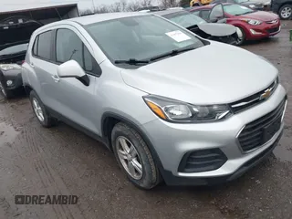 2020 Chevrolet Trax LS with VIN 3GNCJKSB3LL129210, listed as a IAAI auction lot 41657908 with 140,602 mi miles. Bid and sale history available at carsss.com. Image 1.