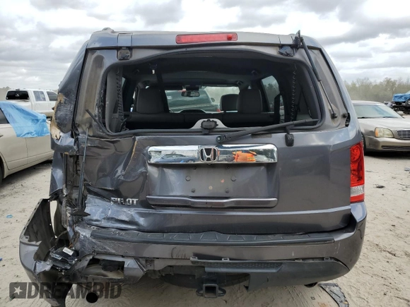 2014 Honda Pilot EX-L with VIN 5FNYF3H70EB002490, listed as a Copart auction lot 47778195 with 164,911 mi miles and Salvage Title. Bid and sale history available at carsss.com. Image 6.