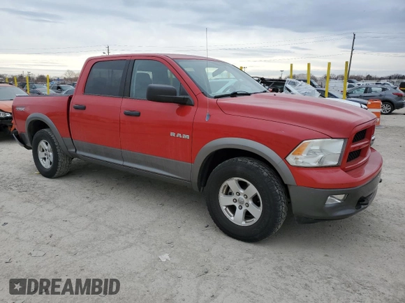 2010 Dodge 1500 SLT with VIN 1D7RV1CP5AS109850, listed as a Copart auction lot 47474905 with 125,846 mi miles and Salvage Title. Bid and sale history available at carsss.com. Image 4.