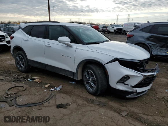 2024 Chevrolet Blazer LT with VIN 3GNKBCR49RS141107, listed as a Copart auction lot 52004835 with 17,892 mi miles and Clean title. Bid and sale history available at DreamBid. Image 4.
