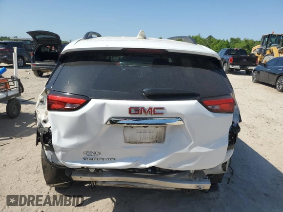 2019 GMC Terrain SLE with VIN 3GKALMEV0KL257452, listed as a Copart auction lot 53552855 with 32,464 mi miles and Salvage Title. Bid and sale history available at carsss.com. Image 6.