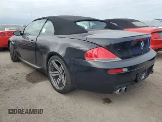 2007 BMW 6 Series M6 with VIN WBSEK93557CY78925, listed as a Copart auction lot 76518944 with 0 mi miles and Salvage Title. Bid and sale history available at carsss.com. Image 2.