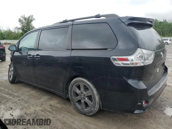 2018 Toyota Sienna SE with VIN 5TDXZ3DC1JS934855, listed as a Copart auction lot 60101785 with 53,726 mi miles and Salvage title. Bid and sale history available at DreamBid. Image 2.