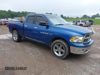 2011 Ram 1500 Outdoorsman with VIN 1D7RV1GT7BS679079, listed as a IAAI auction lot 42808551 with 188,531 mi miles and . Bid and sale history available at DreamBid. Image 1.