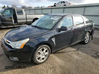 2008 Ford Focus SE with VIN 1FAHP35N18W152677, listed as a Copart auction lot 51209385 with 108,000 mi miles and Salvage Title. Bid and sale history available at carsss.com. Image 1.