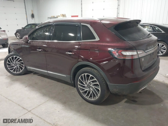 2019 Lincoln Nautilus Reserve with VIN 2LMPJ8LPXKBL42446, listed as a IAAI auction lot 41224159 with 117,630 mi miles. Bid and sale history available at carsss.com. Image 3.