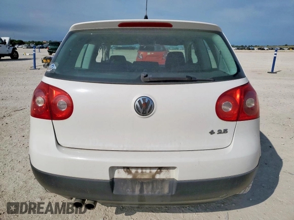 2008 Volkswagen Rabbit S z VIN WVWBA71K98W179887, wystawiony jako Copart lot #57709545 z przebiegiem 73 812 mil mil oraz Szkoda całkowita • Salvage title. Historia ofert i sprzedaży dostępna na DreamBid. Obrazek 6.