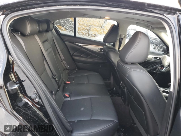 2023 Infiniti Q50 Luxe with VIN JN1EV7BR8PM541976, listed as a Copart auction lot 45134995 with 19,621 mi miles and Salvage title. Bid and sale history available at DreamBid. Image 10.