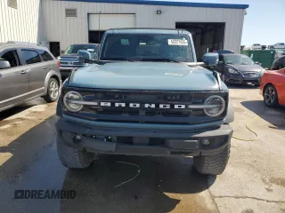 2022 Ford Bronco with VIN 1FMEE5DP3NLB62749, listed as a Copart auction lot 52227435 with 59,444 mi miles and Salvage Title. Bid and sale history available at DreamBid. Image 5.