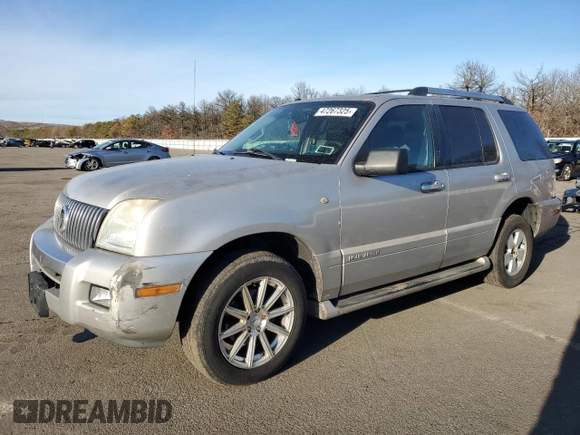 2007 Mercury Mountaineer Premier with VIN 4M2EU48887UJ10173, listed as a Copart auction lot 47267325 with 155,275 mi miles and Salvage Title. Bid and sale history available at carsss.com. Image 1.