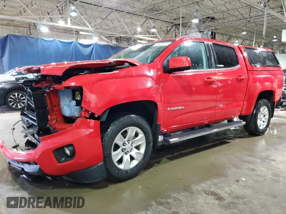 2015 GMC Canyon 4WD SLE with VIN 1GTG6BE36F1175027, listed as a Copart auction lot 85476114 with 81,068 mi miles and Clean Title. Bid and sale history available at carsss.com. Image 1.