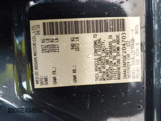 2016 Nissan Altima SR with VIN 1N4AL3AP1GC204703, listed as a IAAI auction lot 42040016 with 88,304 mi miles and . Bid and sale history available at DreamBid. Image 9.