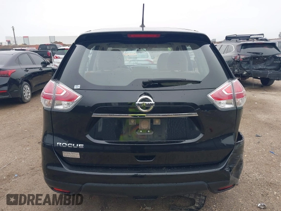 2016 Nissan Rogue S with VIN JN8AT2MT8GW010699, listed as a IAAI auction lot 41706235 with 58,582 mi miles. Bid and sale history available at carsss.com. Image 17.