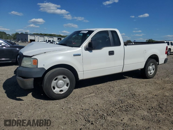 2008 Ford F-150 XL with VIN 1FTRF12W88KD37125, listed as a Copart auction lot 52912575 with 225,384 mi miles and Salvage Title. Bid and sale history available at carsss.com. Image 1.