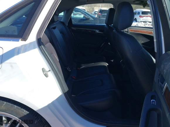 2013 Audi A4 Premium Plus with VIN WAUFFAFL9DN022682, listed as a IAAI auction lot 41605430 with 104,363 mi miles. Bid and sale history available at carsss.com. Image 8.