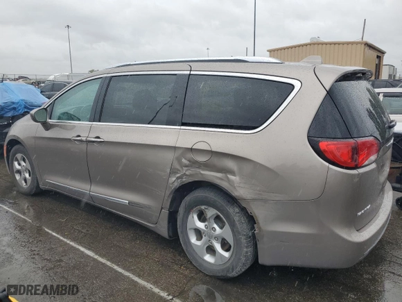 2017 Chrysler Pacifica Touring-L Plus with VIN 2C4RC1EG3HR730366, listed as a Copart auction lot 72754524 with 106,499 mi miles and Salvage Title. Bid and sale history available at carsss.com. Image 2.