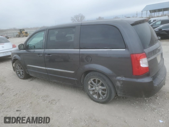 2015 Chrysler Town & Country S with VIN 2C4RC1HG4FR755673, listed as a Copart auction lot 82405424 with 246,989 mi miles and Salvage Title. Bid and sale history available at DreamBid. Image 2.