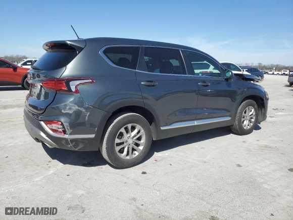2020 Hyundai Santa Fe SE w/SULEV with VIN 5NMS23AD1LH263172, listed as a Copart auction lot 50129795 with 65,499 mi miles and Salvage Title. Bid and sale history available at carsss.com. Image 3.