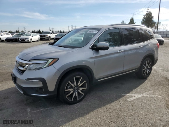 2020 Honda Pilot Touring 8-Passenger with VIN 5FNYF5H96LB005680, listed as a Copart auction lot 86409524 with 78,759 mi miles and Salvage Title. Bid and sale history available at carsss.com. Image 1.