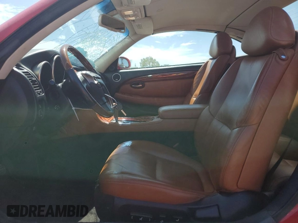 2002 Lexus SC 430 with VIN JTHFN48Y820020477, listed as a Copart auction lot 52560685 with 61,048 mi miles and Salvage Title. Bid and sale history available at DreamBid. Image 7.