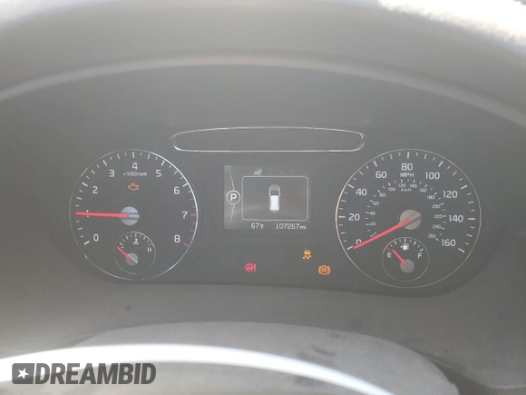 2018 Kia Sorento L with VIN 5XYPG4A32JG412412, listed as a Copart auction lot 49626885 with 107,267 mi miles and Salvage Title. Bid and sale history available at carsss.com. Image 9.