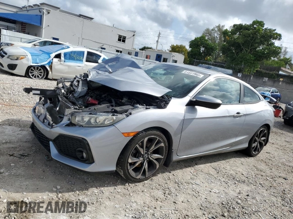 2017 Honda Civic Si with VIN 2HGFC3A57HH753983, listed as a Copart auction lot 51331985 with 93,221 mi miles and Salvage Title. Bid and sale history available at DreamBid. Image 1.