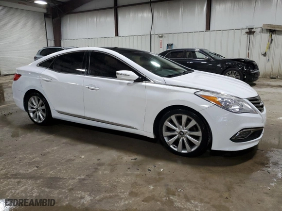 2015 Hyundai Azera Limited with VIN KMHFH4JG1FA448378, listed as a Copart auction lot 76099764 with 117,489 mi miles and Salvage Title. Bid and sale history available at carsss.com. Image 4.
