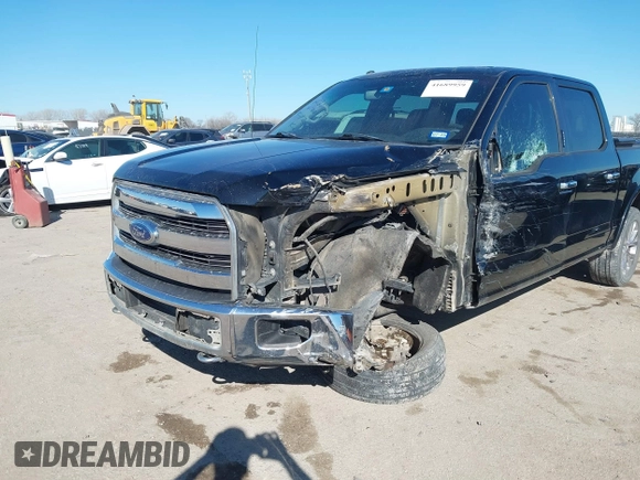 2016 Ford F-150 XLT with VIN 1FTEW1EG3GKD51340, listed as a IAAI auction lot 41689959 with 166,725 mi miles. Bid and sale history available at carsss.com. Image 6.