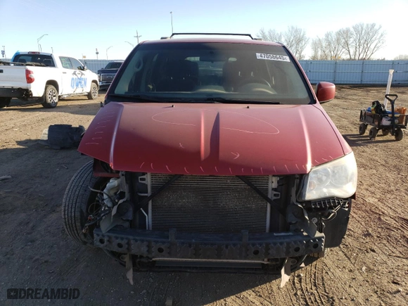 2012 Dodge Grand Caravan SXT with VIN 2C4RDGCG3CR398649, listed as a Copart auction lot 47058645 with 199,955 mi miles and Salvage Title. Bid and sale history available at carsss.com. Image 5.
