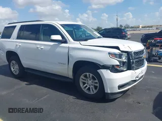 2019 Chevrolet Tahoe LT with VIN 1GNSCBKC0KR358921, listed as a IAAI auction lot 42505279 with 63,016 mi miles and . Bid and sale history available at DreamBid. Image 1.