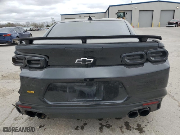 2019 Chevrolet Camaro 2SS with VIN 1G1FH1R76K0121331, listed as a Copart auction lot 49635485 with 64,287 mi miles and Salvage Title. Bid and sale history available at carsss.com. Image 6.