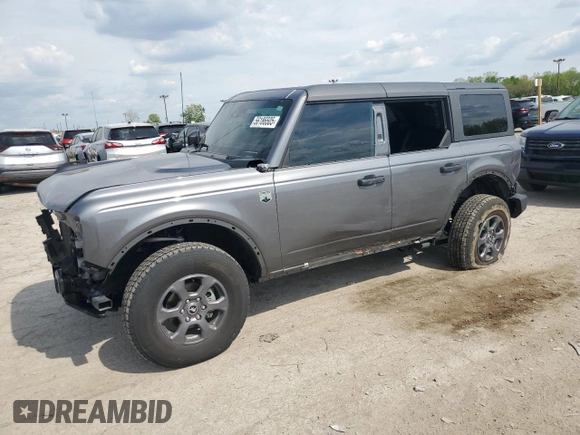 2023 Ford Bronco with VIN 1FMEE5BP3PLC01720, listed as a Copart auction lot 56186505 with 14,229 mi miles and Salvage title. Bid and sale history available at DreamBid. Image 1.