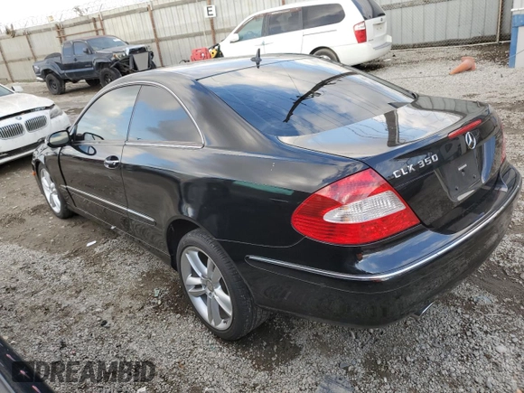 2008 Mercedes-Benz CLK 350 with VIN WDBTJ56H48F241149, listed as a Copart auction lot 43001345 with 39,222 mi miles and Salvage title. Bid and sale history available at DreamBid. Image 2.