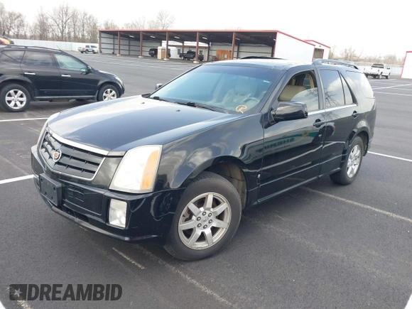 2008 Cadillac SRX AWD with VIN 1GYEE637980102048, listed as a IAAI auction lot 41848643 with 152,462 mi miles. Bid and sale history available at carsss.com. Image 2.