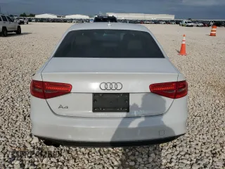 2014 Audi A4 Premium with VIN WAUAFAFLXEN014201, listed as a Copart auction lot 55727995 with 110,350 mi miles and Salvage title. Bid and sale history available at DreamBid. Image 6.