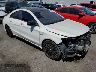 2018 Mercedes-Benz CLA with VIN WDDSJ5CB2JN562556, listed as a Copart auction lot 59077804 with 50,834 mi miles and Salvage Title. Bid and sale history available at carsss.com. Image 4.