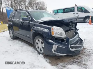 2017 GMC Terrain SLE with VIN 2GKFLTEK5H6158015, listed as a IAAI auction lot 41607701 with 98,794 mi miles. Bid and sale history available at carsss.com. Image 1.