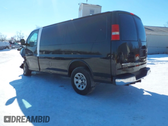 2012 Chevrolet Express Cargo with VIN 1GCSGAFXXC1142854, listed as a IAAI auction lot 41101209 with Not provided miles and . Bid and sale history available at DreamBid. Image 3.