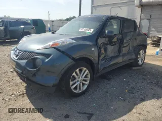 2014 Nissan Juke S with VIN JN8AF5MV6ET358154, listed as a Copart auction lot 62198945 with 177,796 mi miles and Salvage title. Bid and sale history available at DreamBid. Image 1.