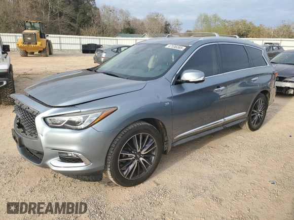 2018 Infiniti QX60 with VIN 5N1DL0MN5JC501069, listed as a Copart auction lot 47536385 with 84,035 mi miles and Salvage Title. Bid and sale history available at DreamBid. Image 1.