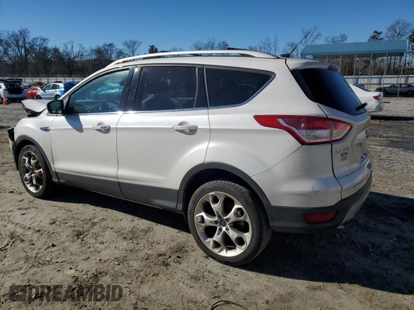2013 Ford Escape Titanium с VIN 1FMCU0J96DUD67980, выставлен на аукционе Copart как лот 87187974 с пробегом 107 284 миль миль и Списание • Salvage title. История ставок и продаж доступна на DreamBid. Изображение 2.