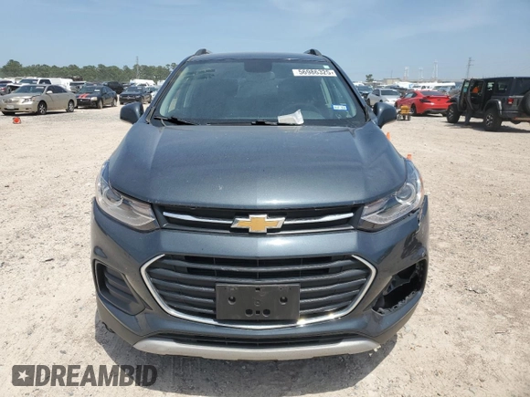 2021 Chevrolet Trax LT with VIN KL7CJPSB0MB325921, listed as a Copart auction lot 56986325 with 78,937 mi miles and Salvage title. Bid and sale history available at DreamBid. Image 5.